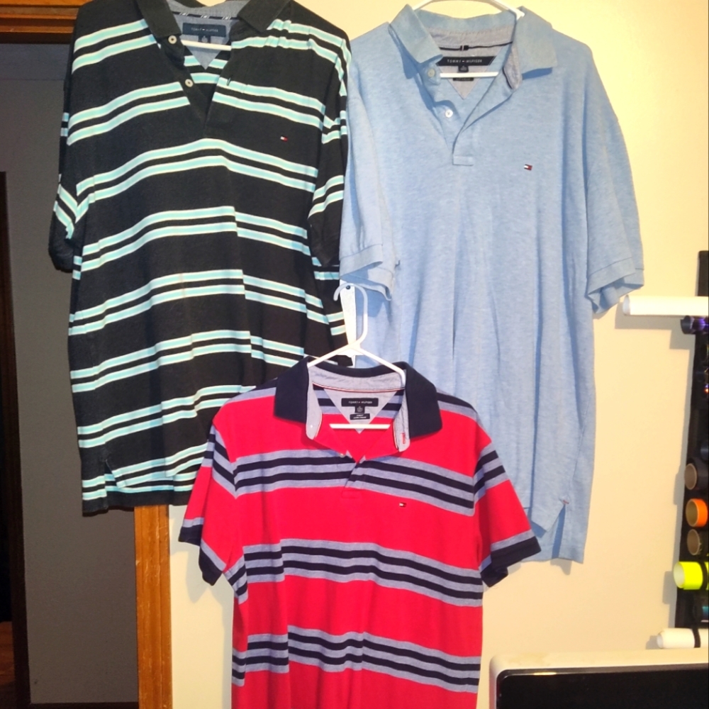 3 XL Tommy Hilfiger Polo shirts